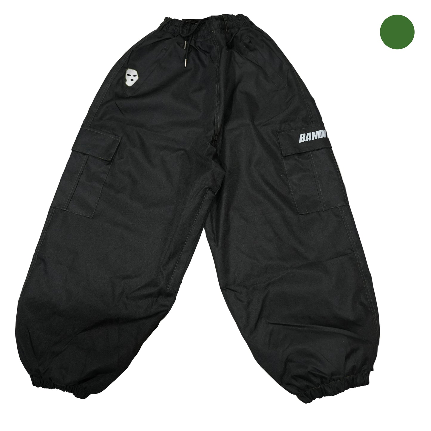 Black/Green Snowpants